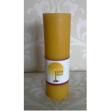 Handmade 100% Beeswax Candle - 6" column pillar   170728317528